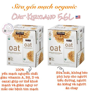 Sữa yến mạch organic Oat 5,6L