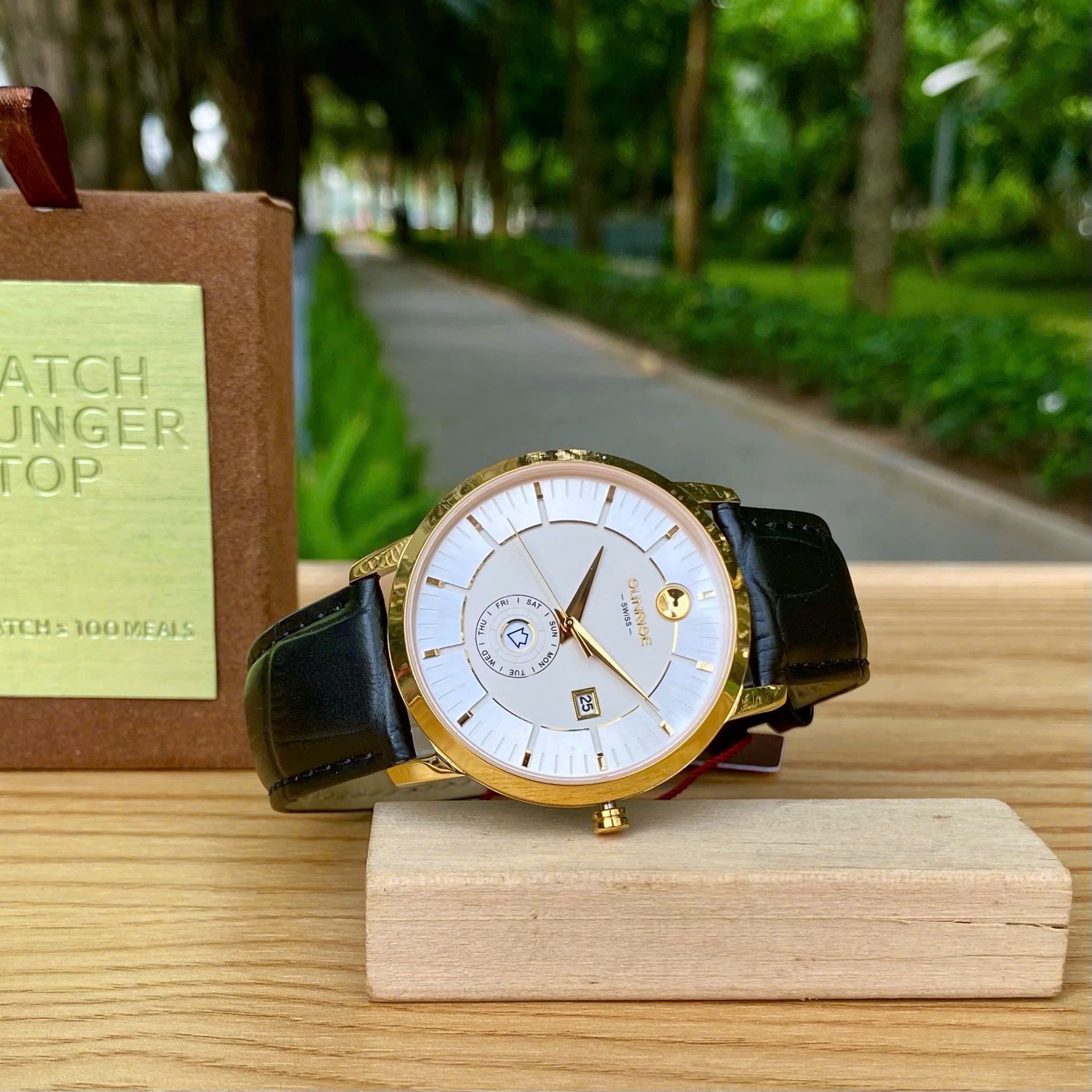 SUNRISE 1115PA | ĐỒNG HỒ NAM DÂY DA