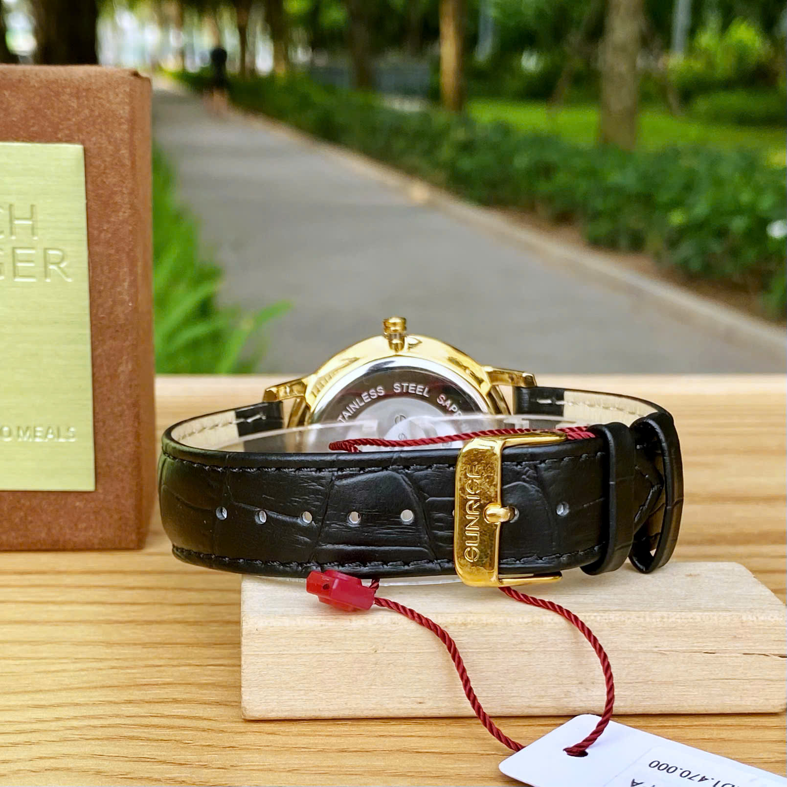 SUNRISE 1115PA | ĐỒNG HỒ NAM DÂY DA