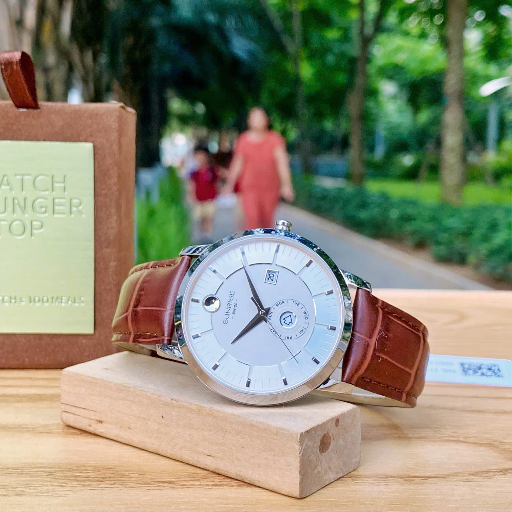 SUNRISE 1115PA | ĐỒNG HỒ NAM DÂY DA