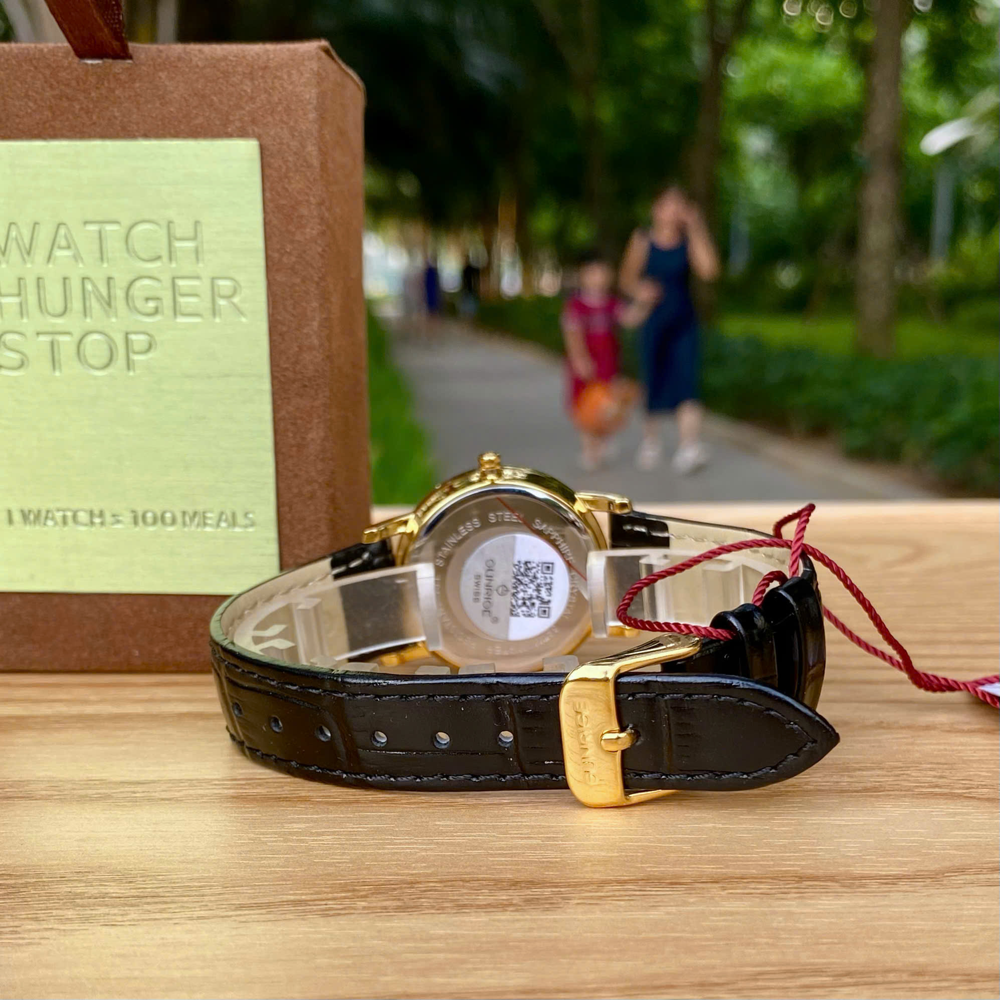 ĐỒNG HỒ NỮ SUNRISE DÂY DA 2115PA CHÍNH HÃNG