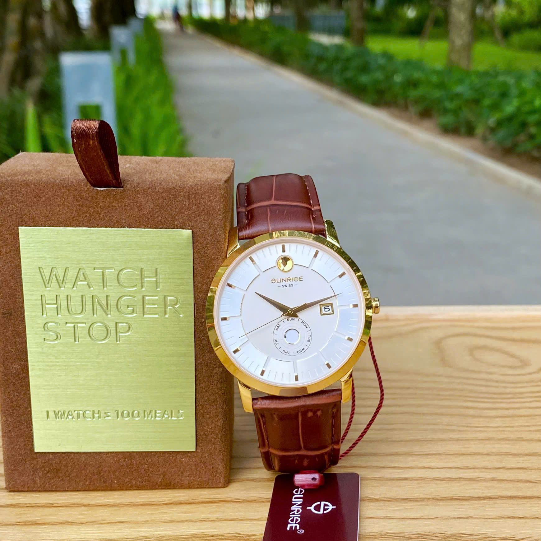 SUNRISE 1115PA | ĐỒNG HỒ NAM DÂY DA