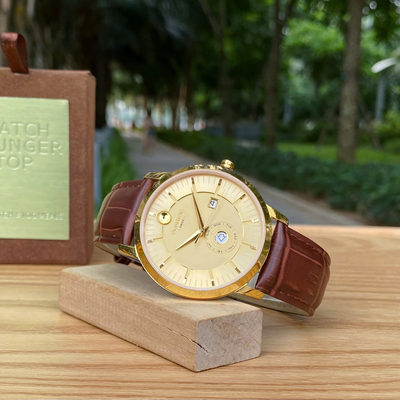 SUNRISE 1115PA | ĐỒNG HỒ NAM DÂY DA