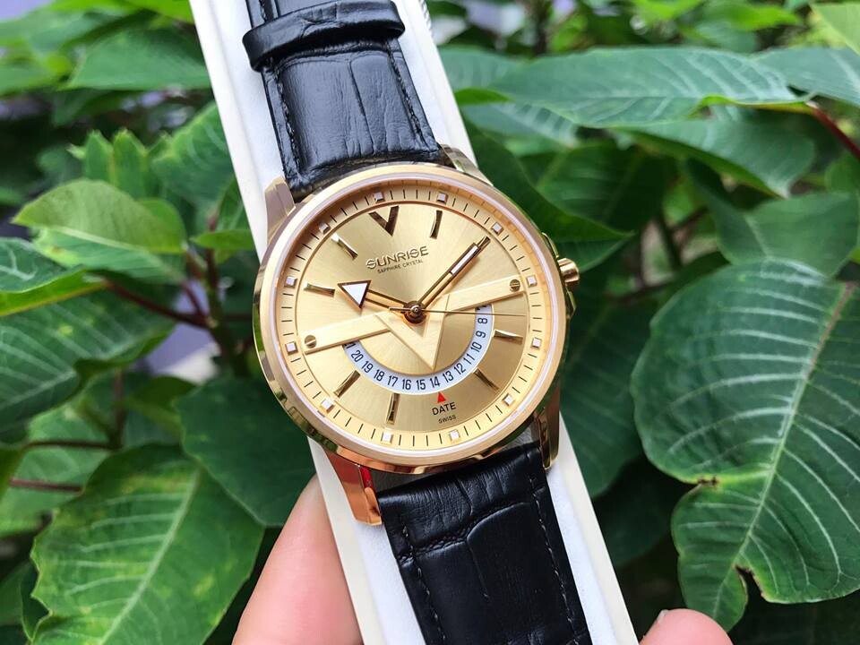 SUNRISE 1116PA | ĐỒNG HỒ NAM DÂY DA