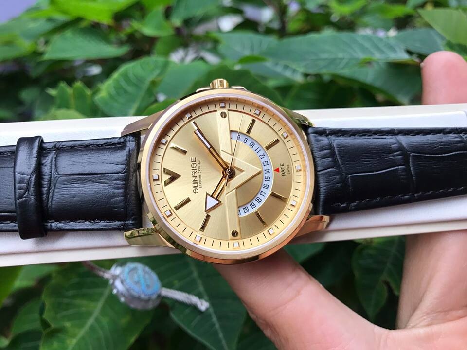 SUNRISE 1116PA | ĐỒNG HỒ NAM DÂY DA