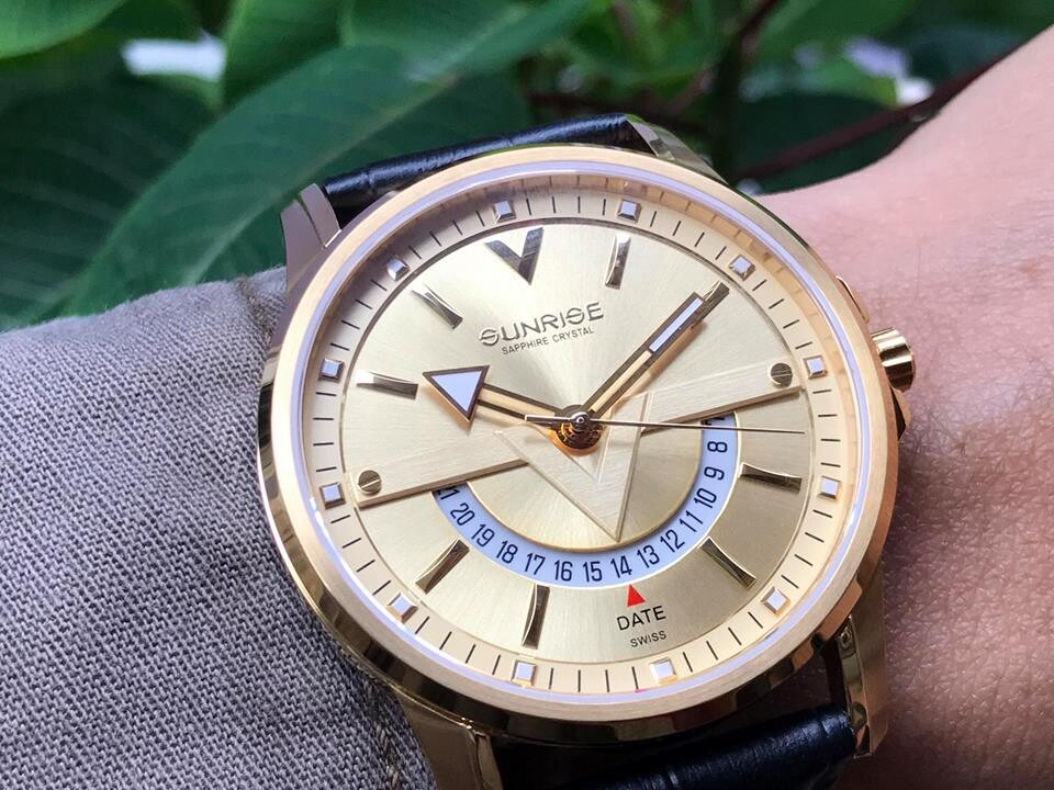 SUNRISE 1116PA | ĐỒNG HỒ NAM DÂY DA