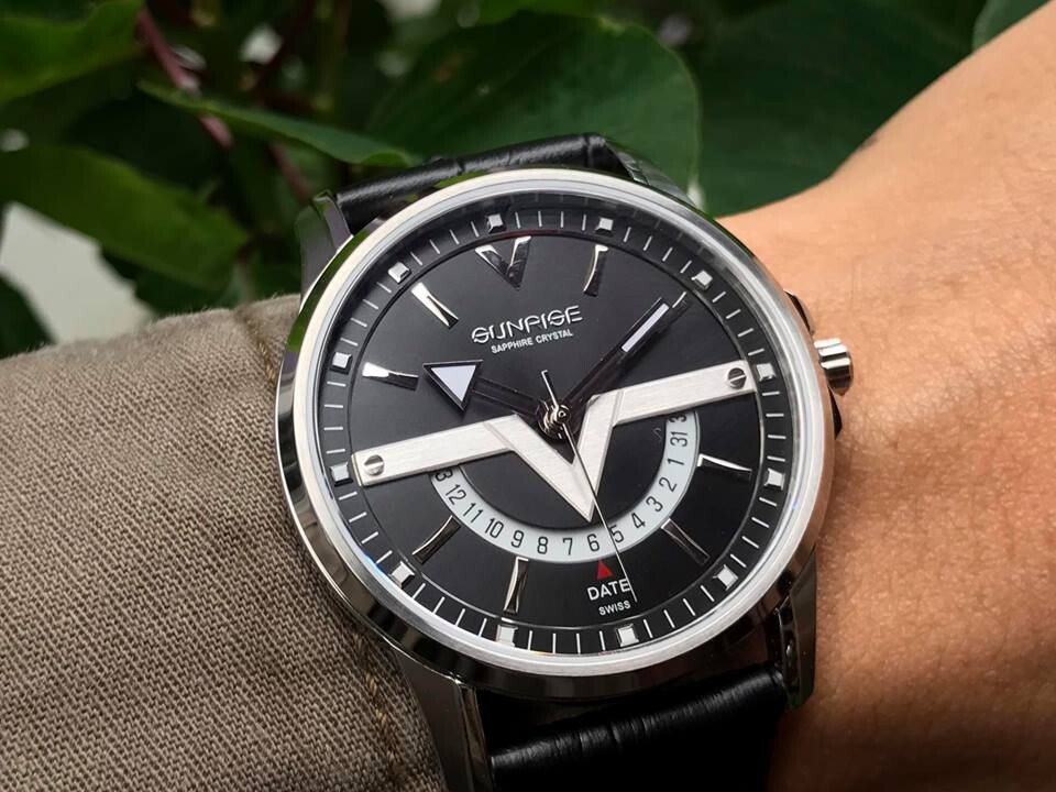 SUNRISE 1116PA | ĐỒNG HỒ NAM DÂY DA