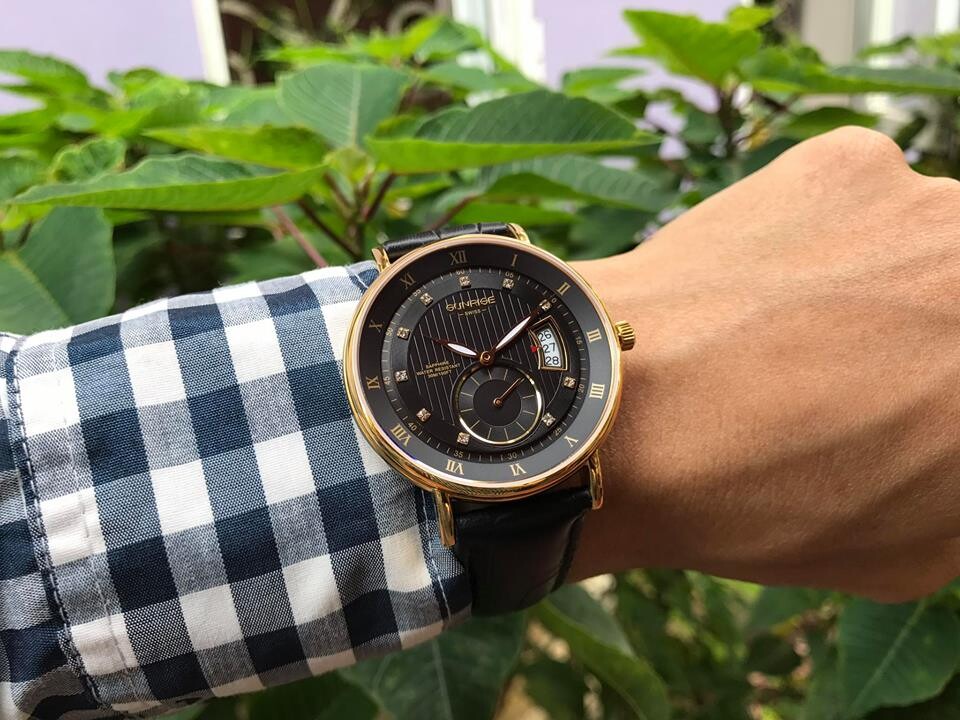 SUNRISE 1118PA | ĐỒNG HỒ NAM DÂY DA