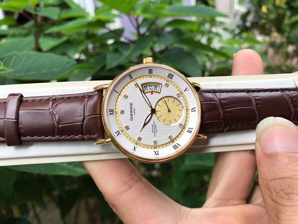 SUNRISE 1118PA | ĐỒNG HỒ NAM DÂY DA