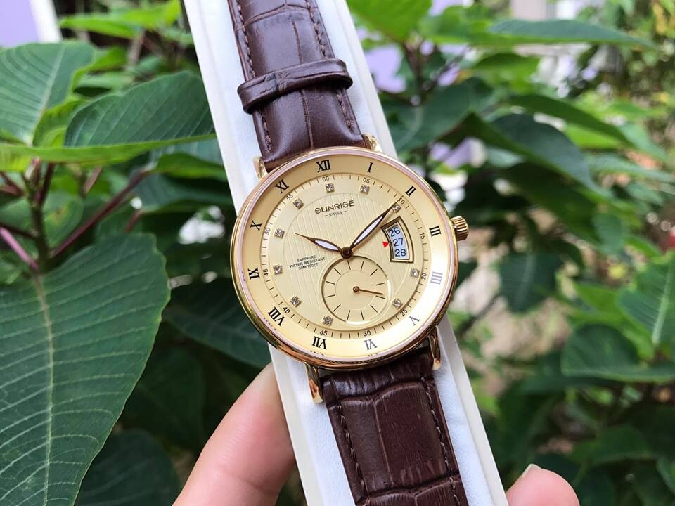 SUNRISE 1118PA | ĐỒNG HỒ NAM DÂY DA
