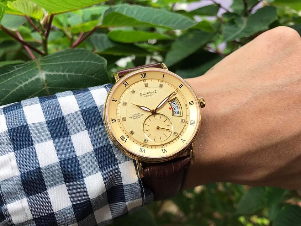 SUNRISE 1118PA | ĐỒNG HỒ NAM DÂY DA