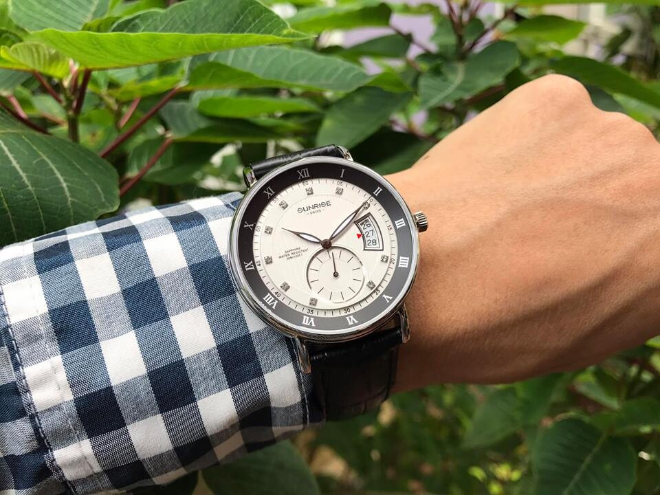 SUNRISE 1118PA | ĐỒNG HỒ NAM DÂY DA
