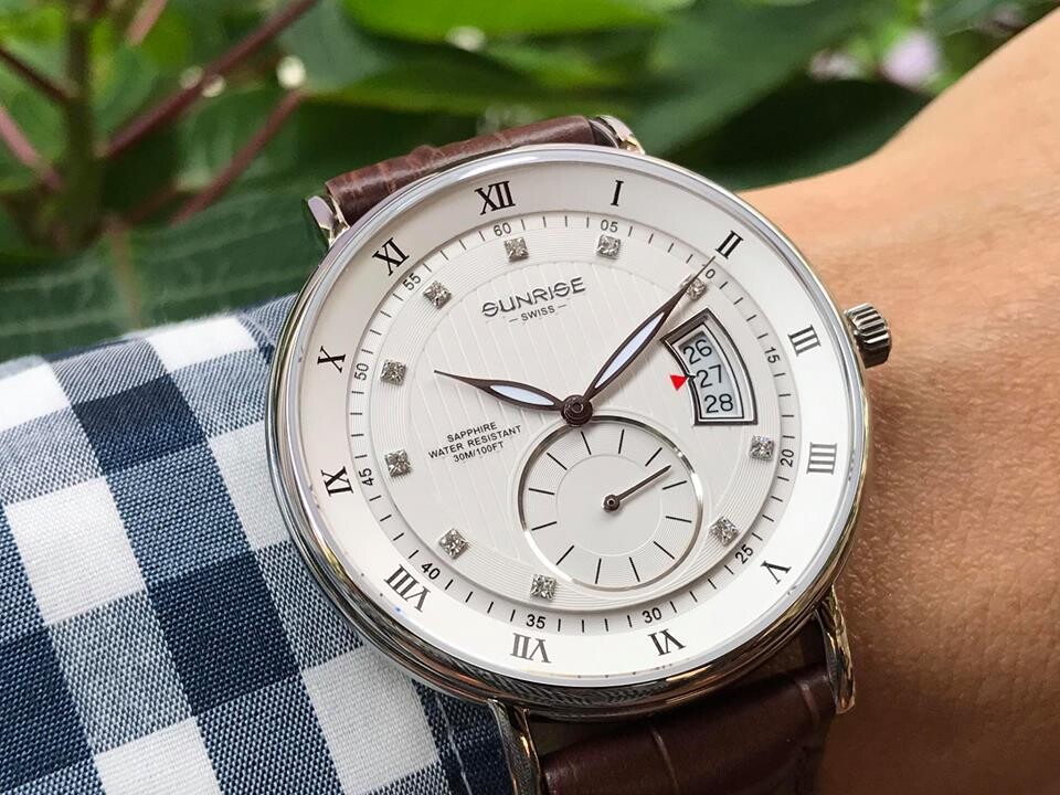 SUNRISE 1118PA | ĐỒNG HỒ NAM DÂY DA