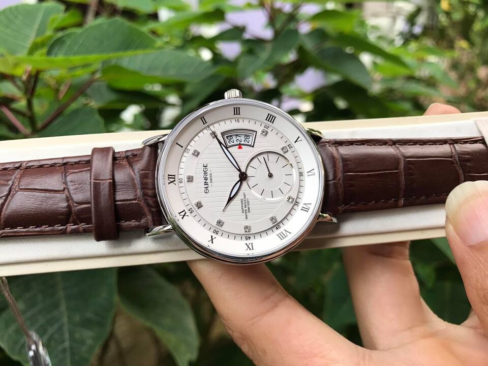 SUNRISE 1118PA | ĐỒNG HỒ NAM DÂY DA