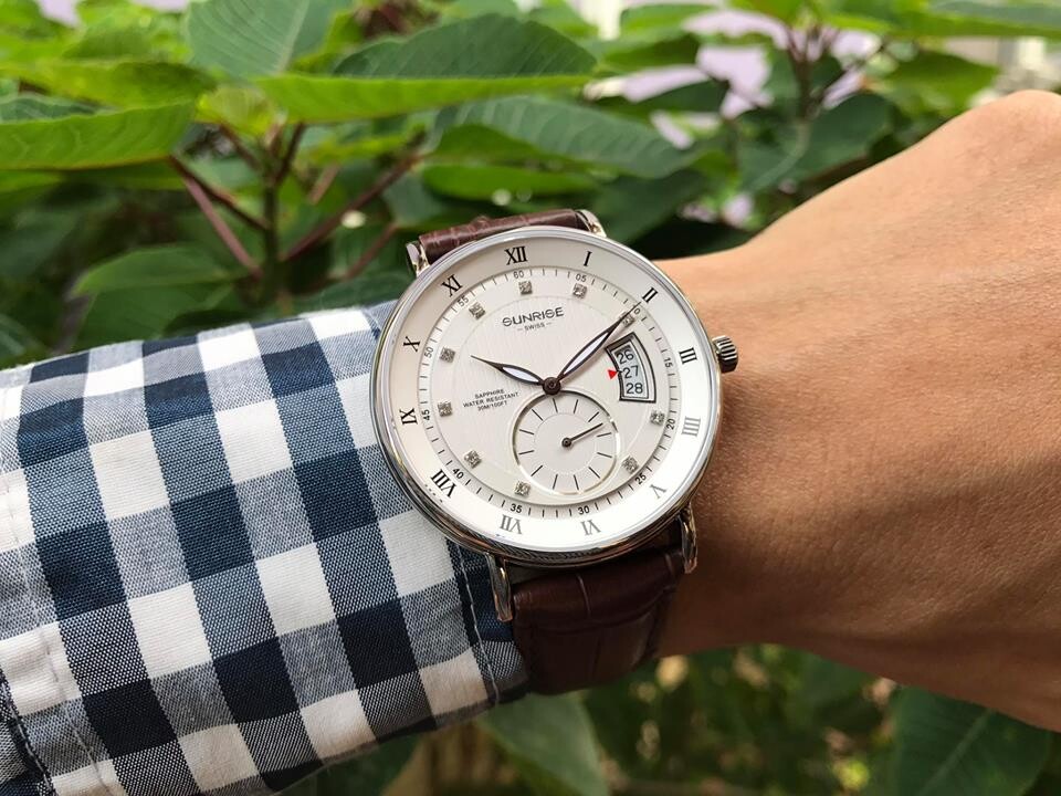 SUNRISE 1118PA | ĐỒNG HỒ NAM DÂY DA