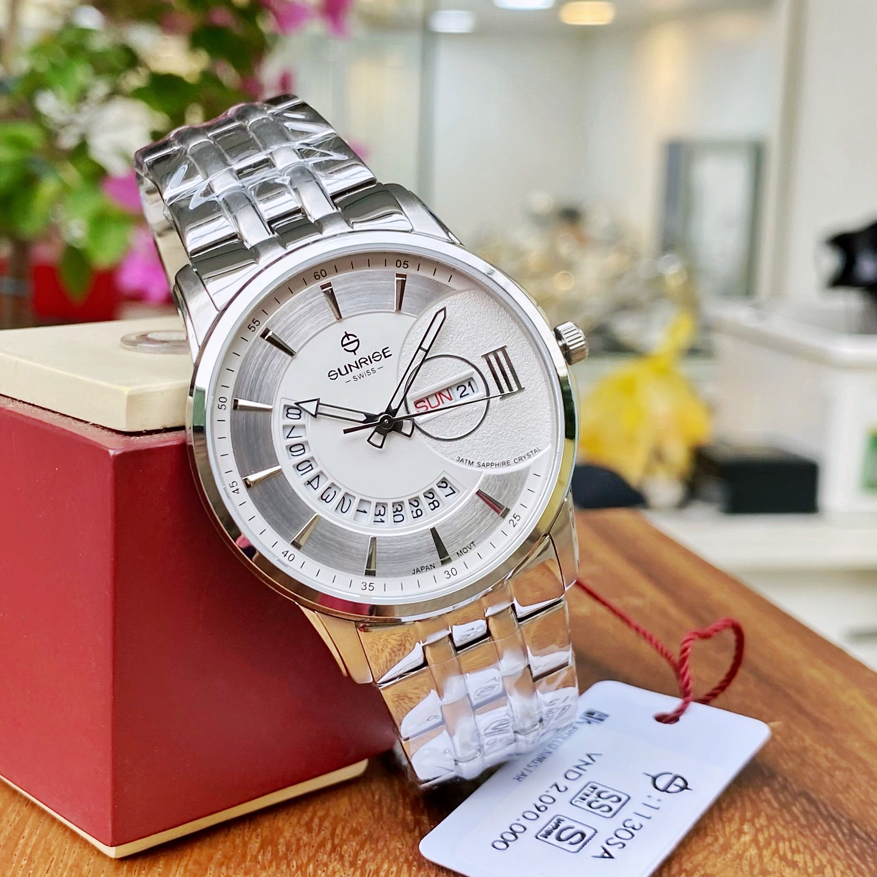 ĐỒNG HỒ SUNRISE 2 LỊCH 1130SA