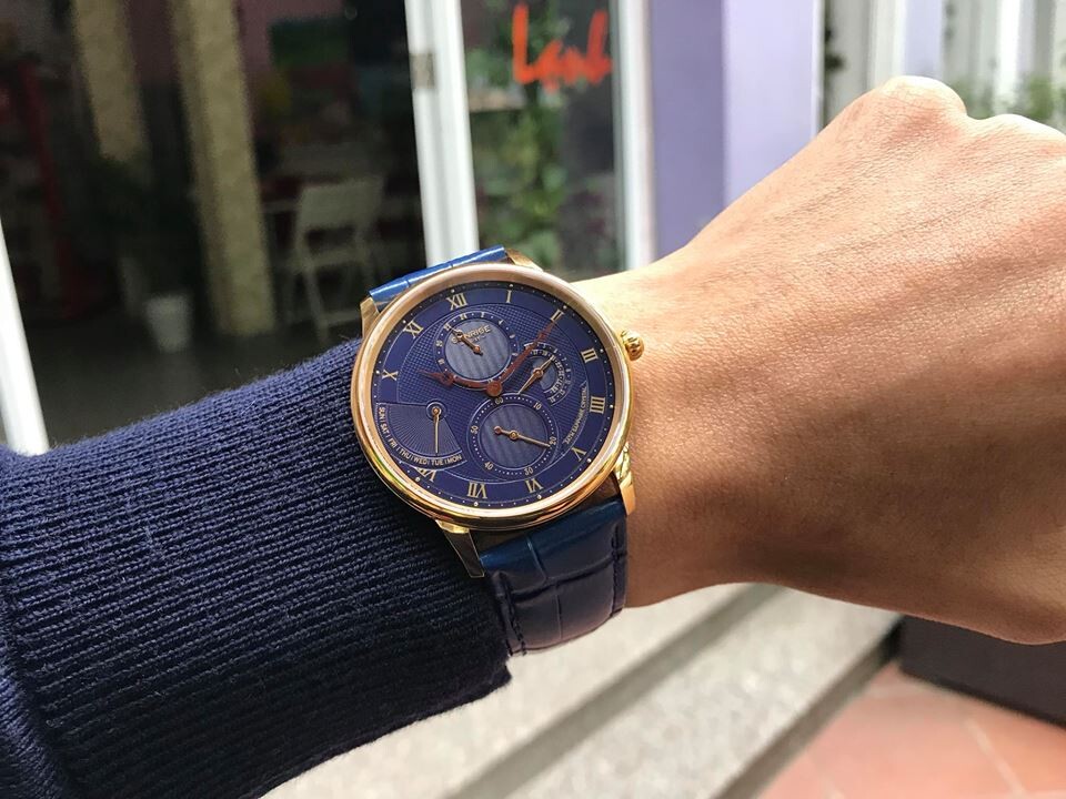 ĐỒNG HỒ NAM DÂY DA SUNRISE 1134PA