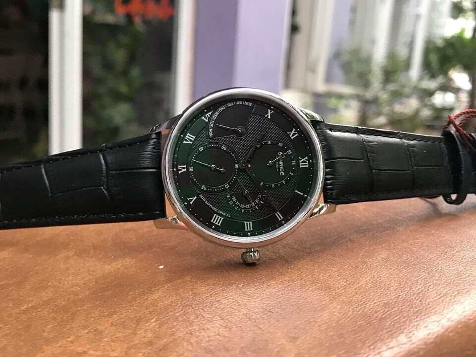 ĐỒNG HỒ NAM DÂY DA SUNRISE 1134PA
