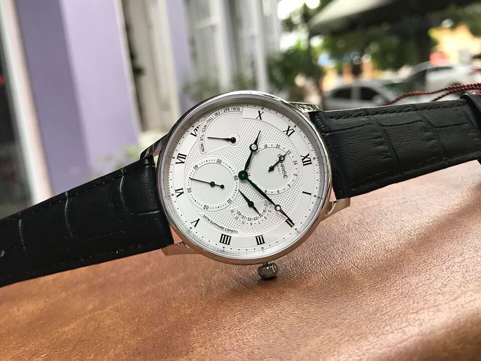 ĐỒNG HỒ NAM DÂY DA SUNRISE 1134PA