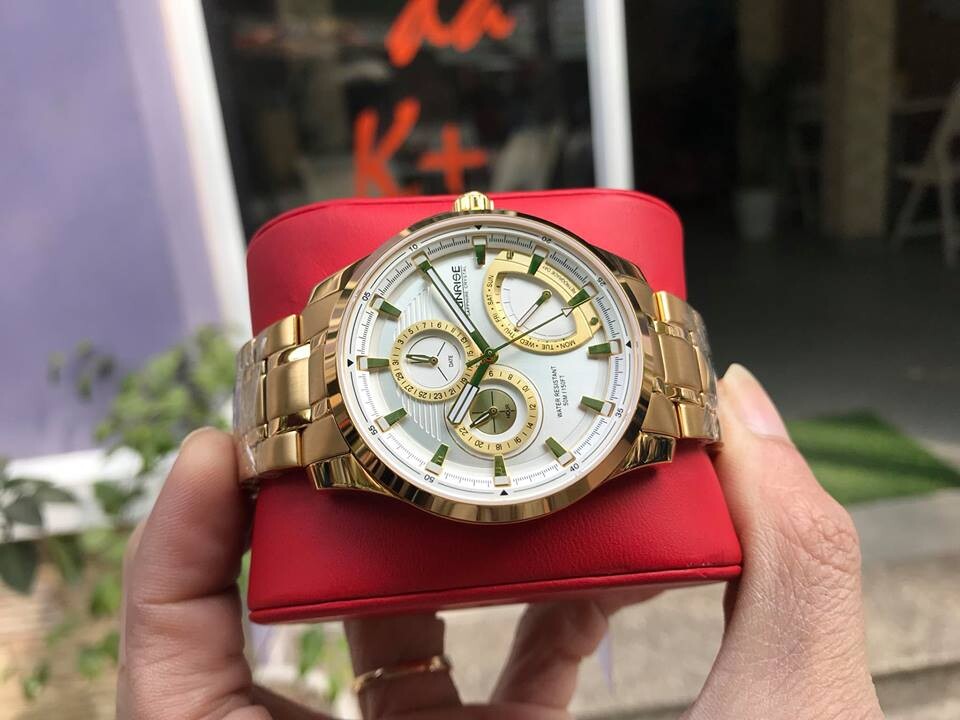 Sunrise 1136SA | Dây thép vàng mặt trắng