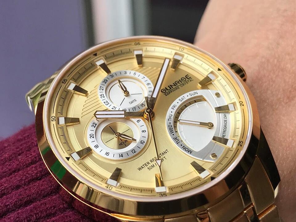 ĐỒNG HỒ NAM 6 KIM SUNRISE 1136SA