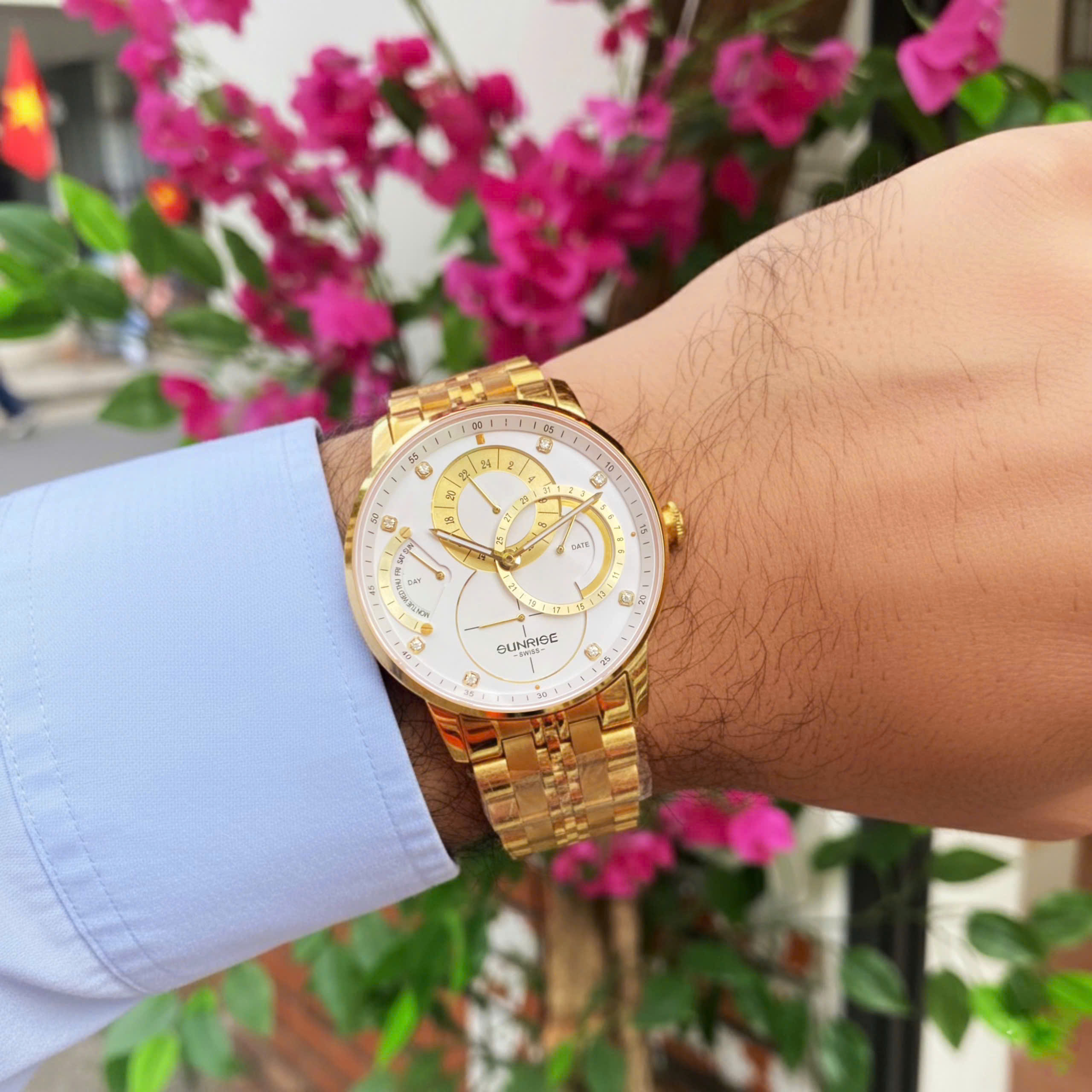 ĐỒNG HỒ NAM 6 KIM SUNRISE 1146SA