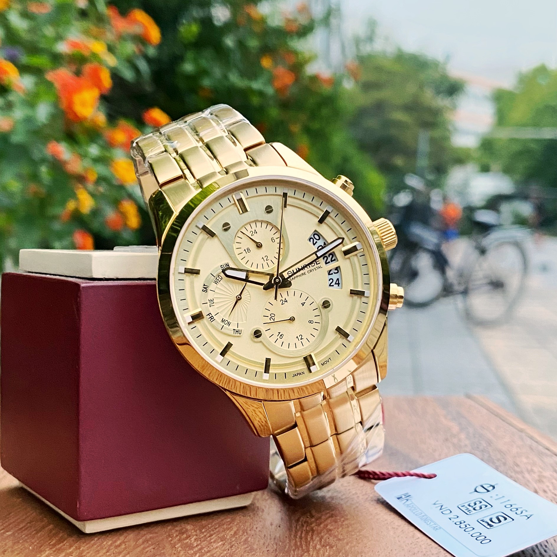 ĐỒNG HỒ NAM THỂ THAO SUNRISE 1166SA