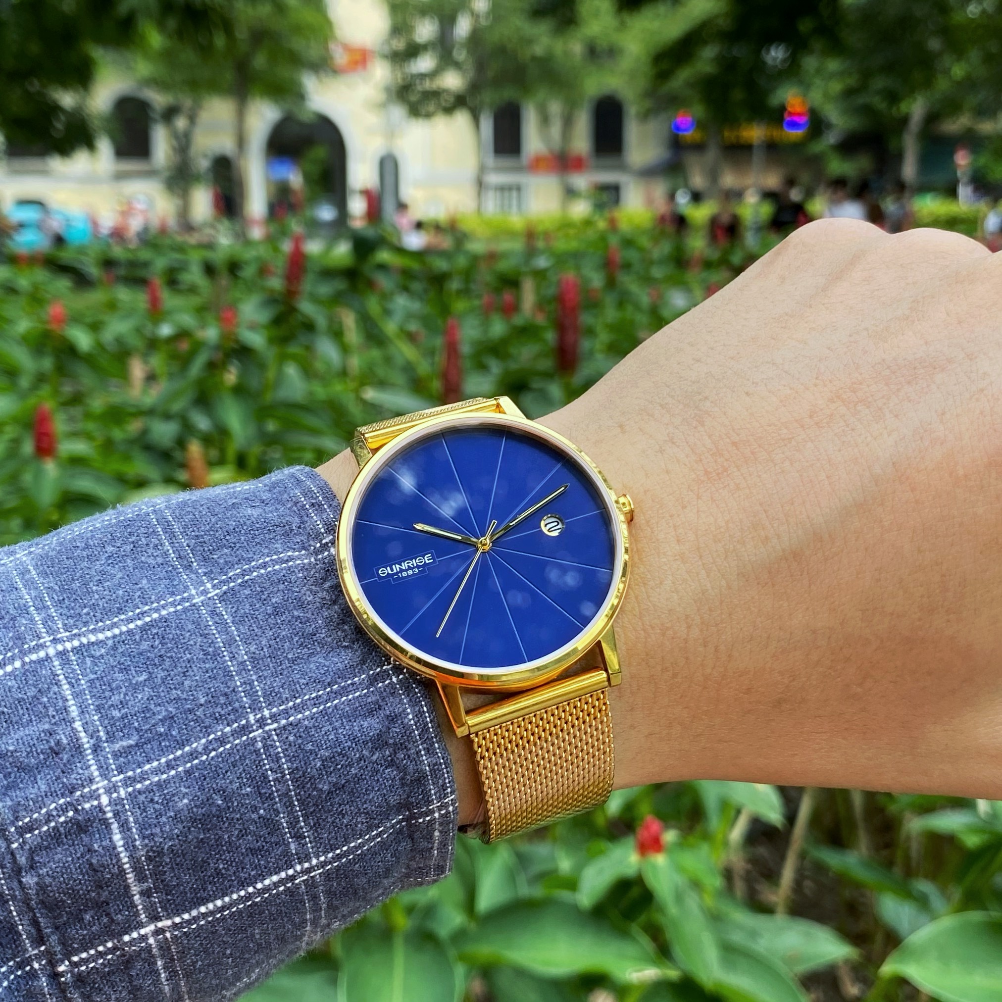 ĐỒNG HỒ NAM SUNRISE 1189SA DÂY LƯỚI