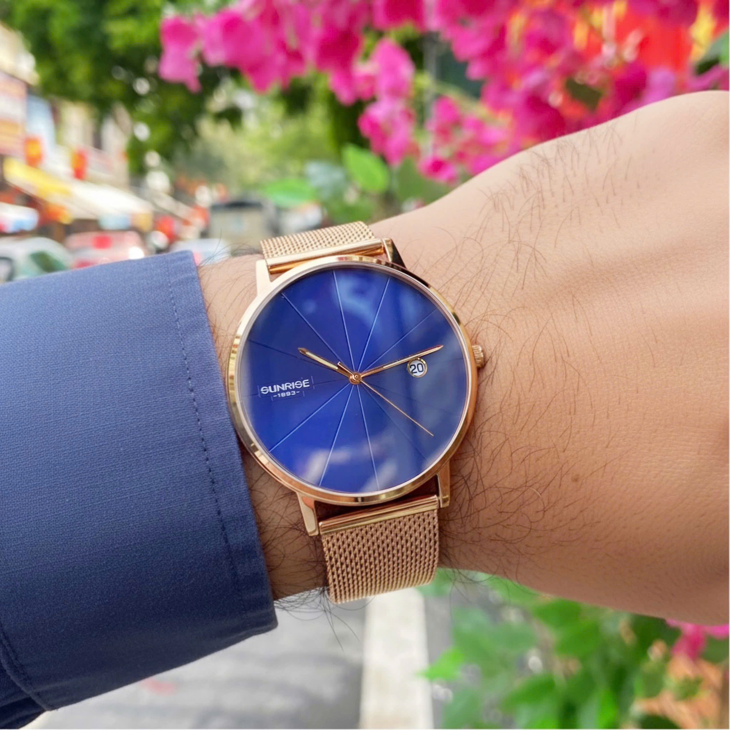 ĐỒNG HỒ NAM SUNRISE 1189SA DÂY LƯỚI