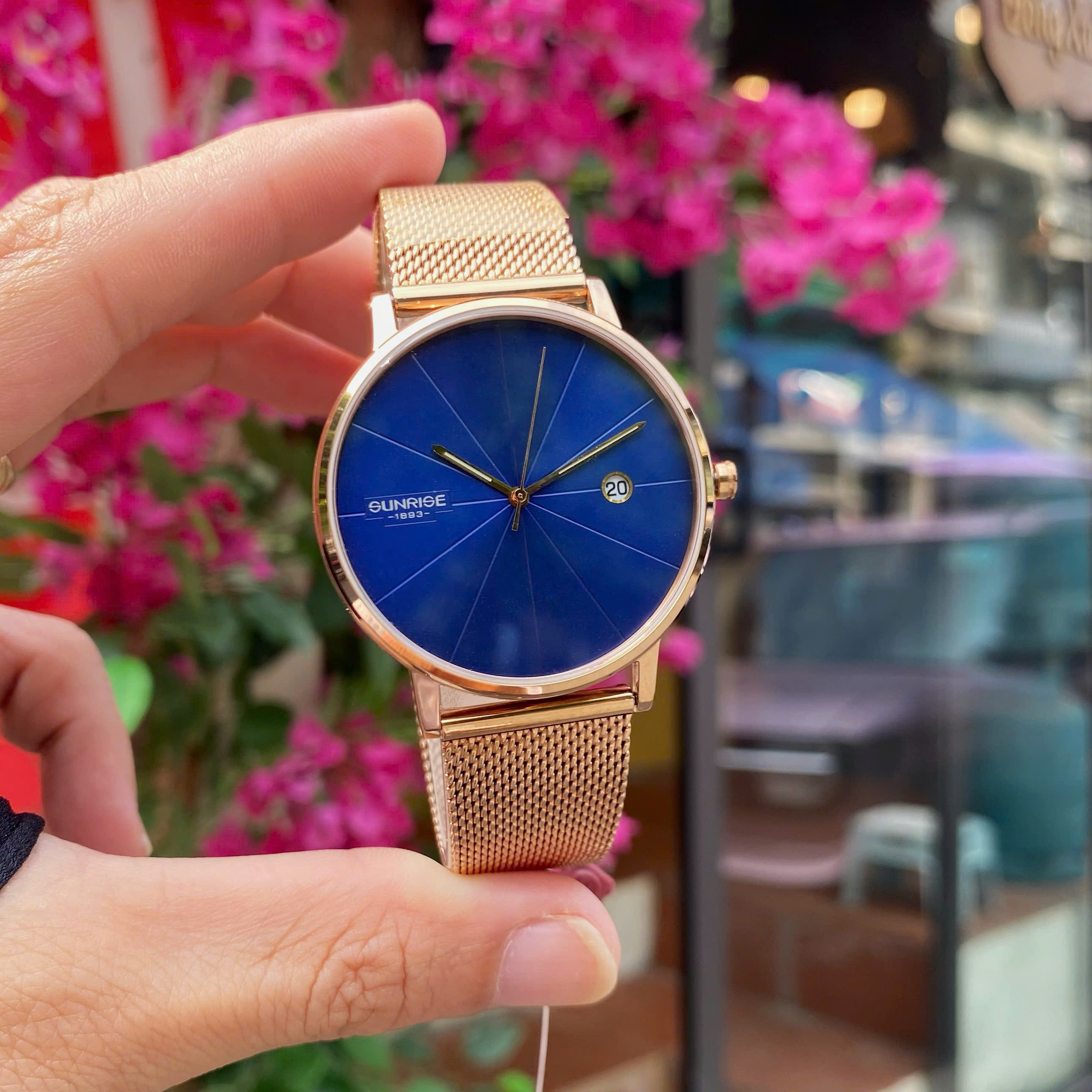 ĐỒNG HỒ NAM SUNRISE 1189SA DÂY LƯỚI