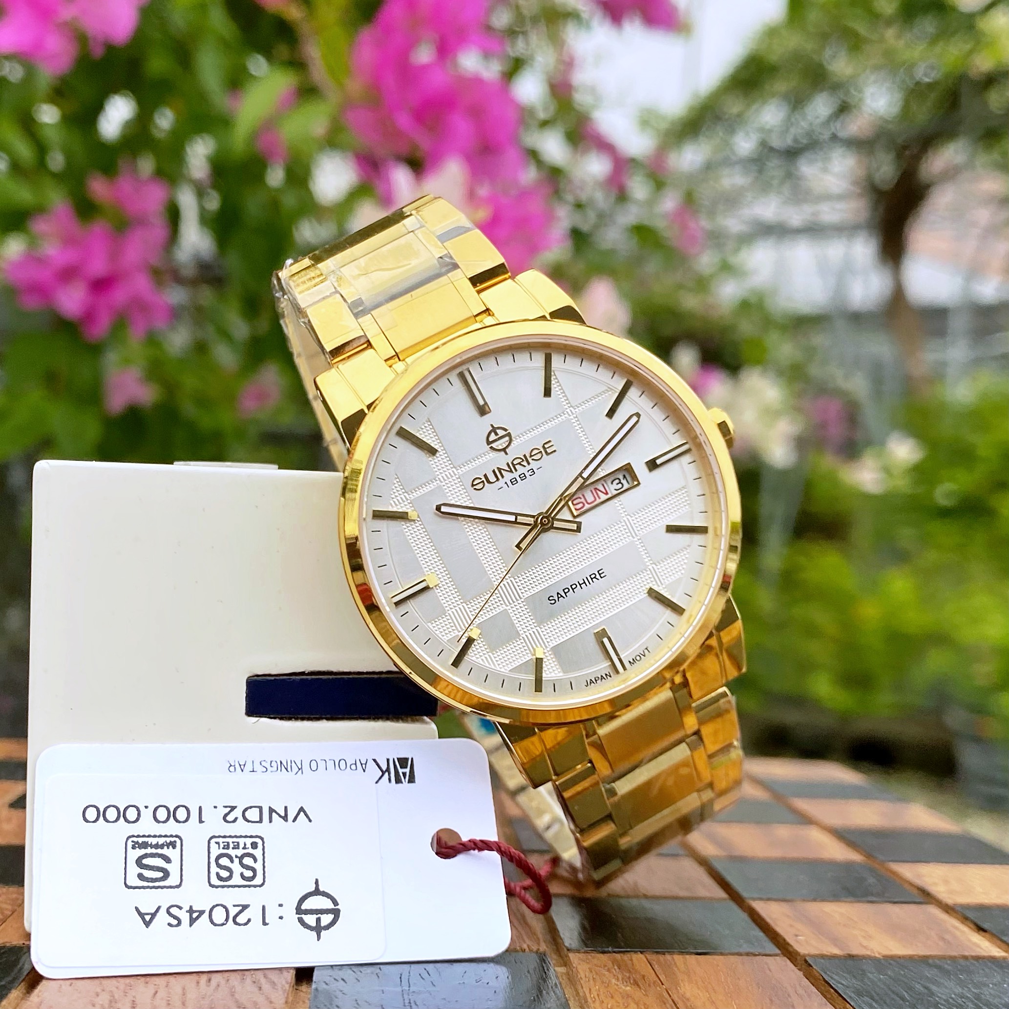 ĐỒNG HỒ ĐÔI SUNRISE 1204SA VÀ 2204SA CHÍNH HÃNG