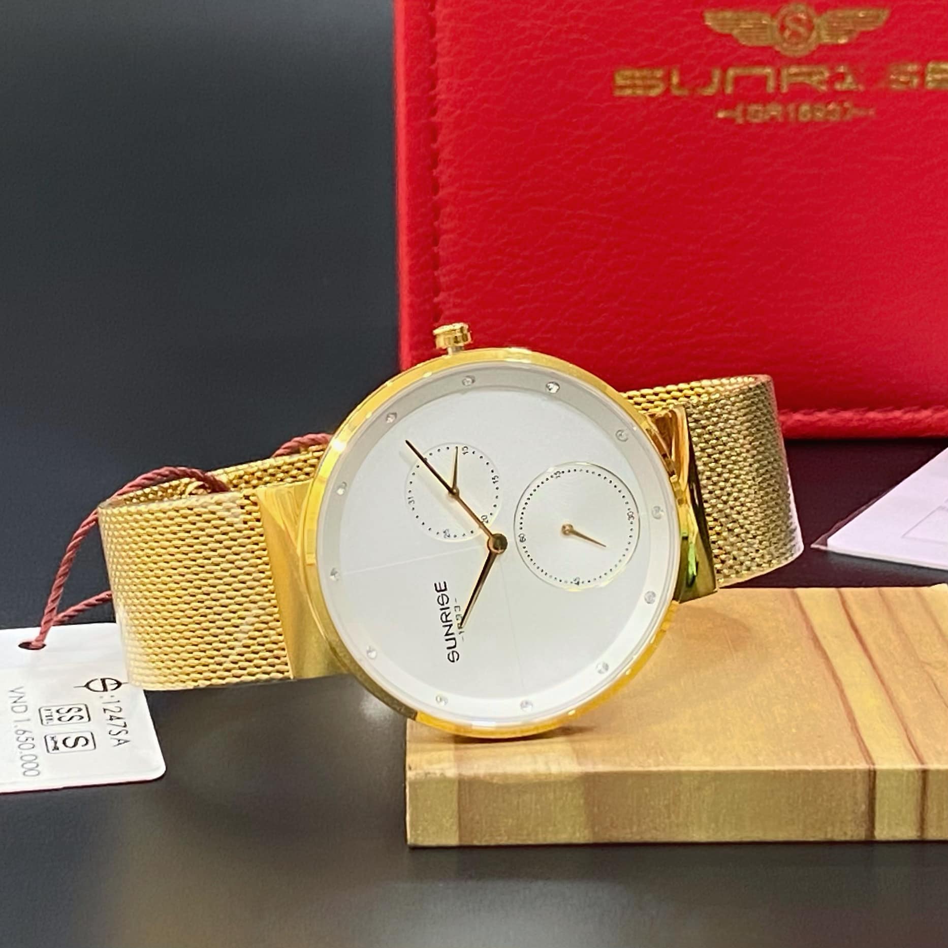 Sunrise 1247SA | ĐỒNG HỒ NAM DÂY MÀNH | KT