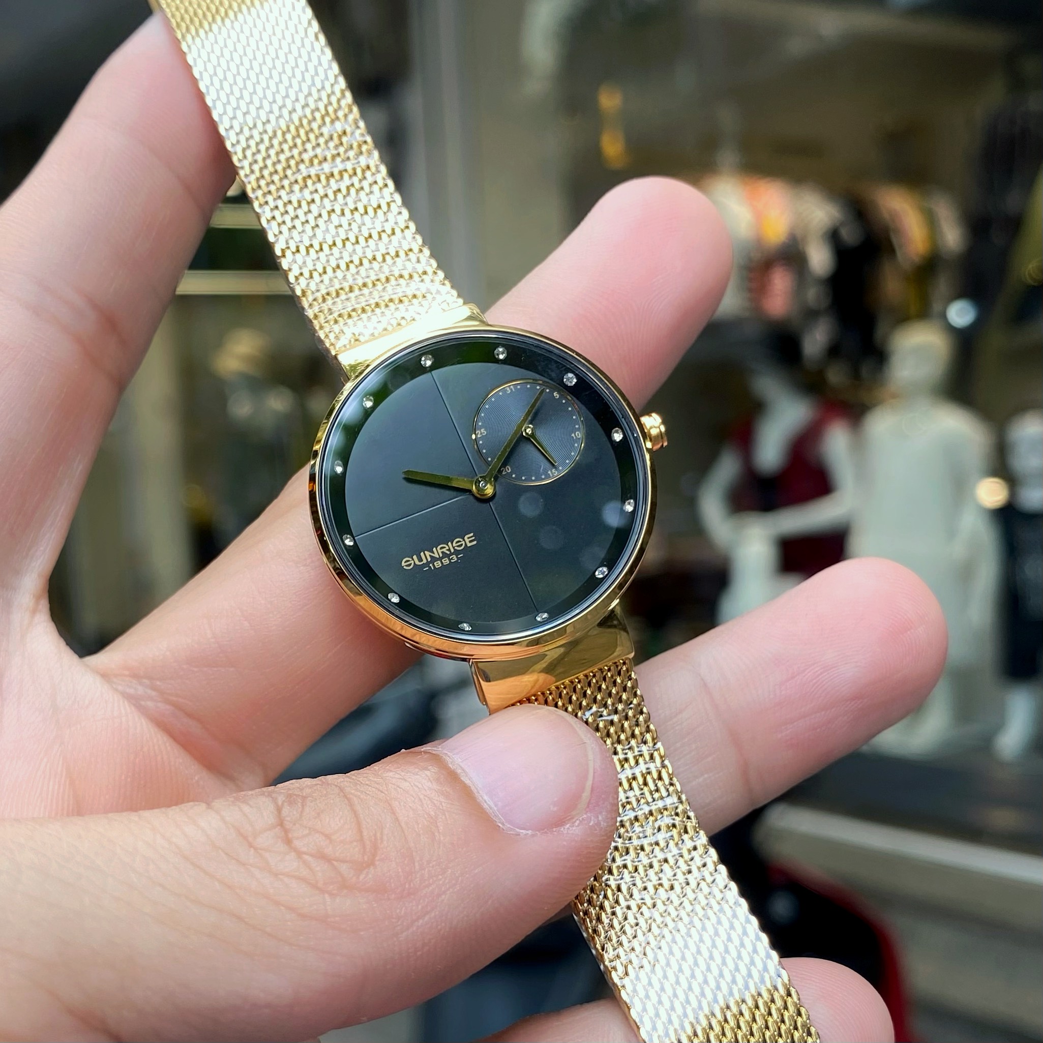 Sunrise 1247SA | ĐỒNG HỒ NAM DÂY MÀNH | KT