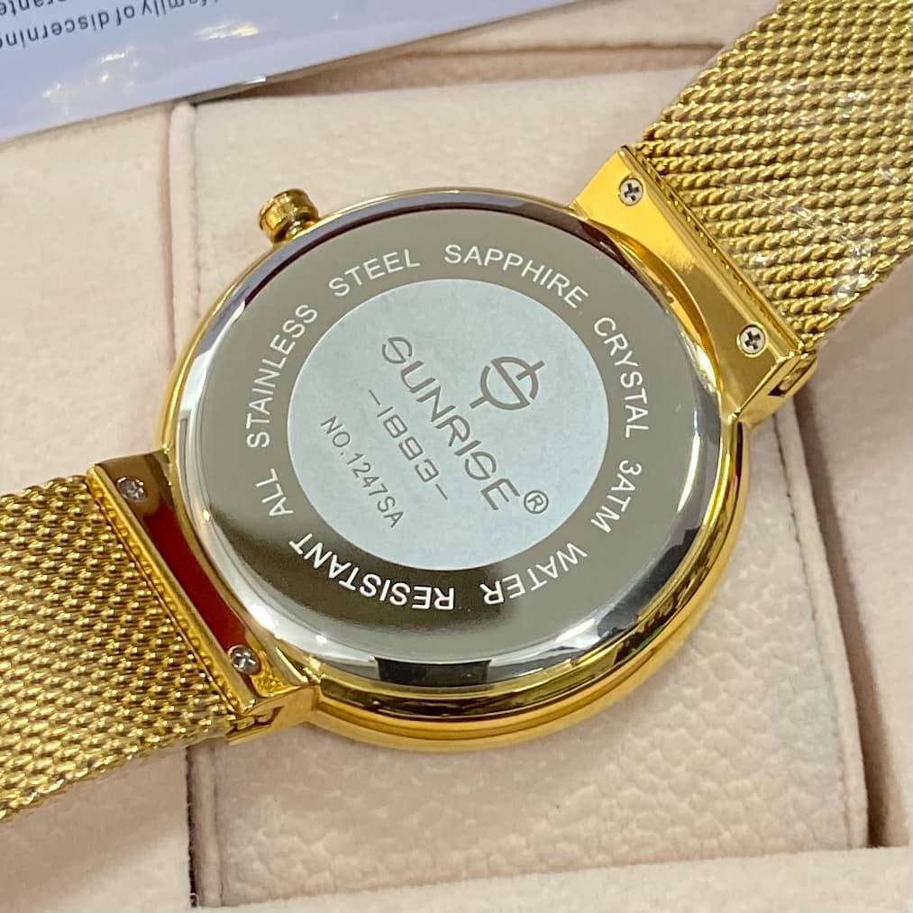 Sunrise 1247SA | ĐỒNG HỒ NAM DÂY MÀNH | KT