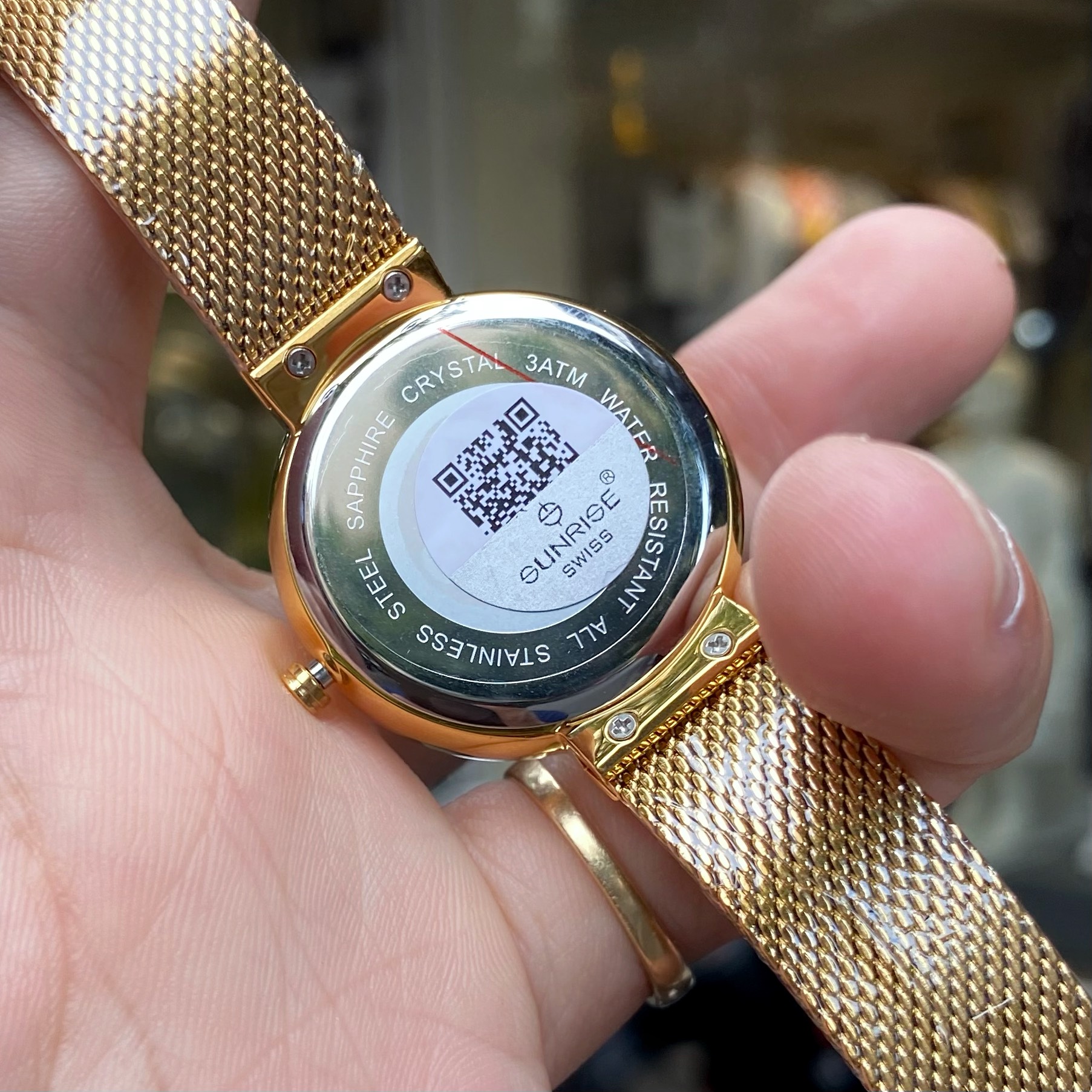 Sunrise 1247SA | ĐỒNG HỒ NAM DÂY MÀNH | KT