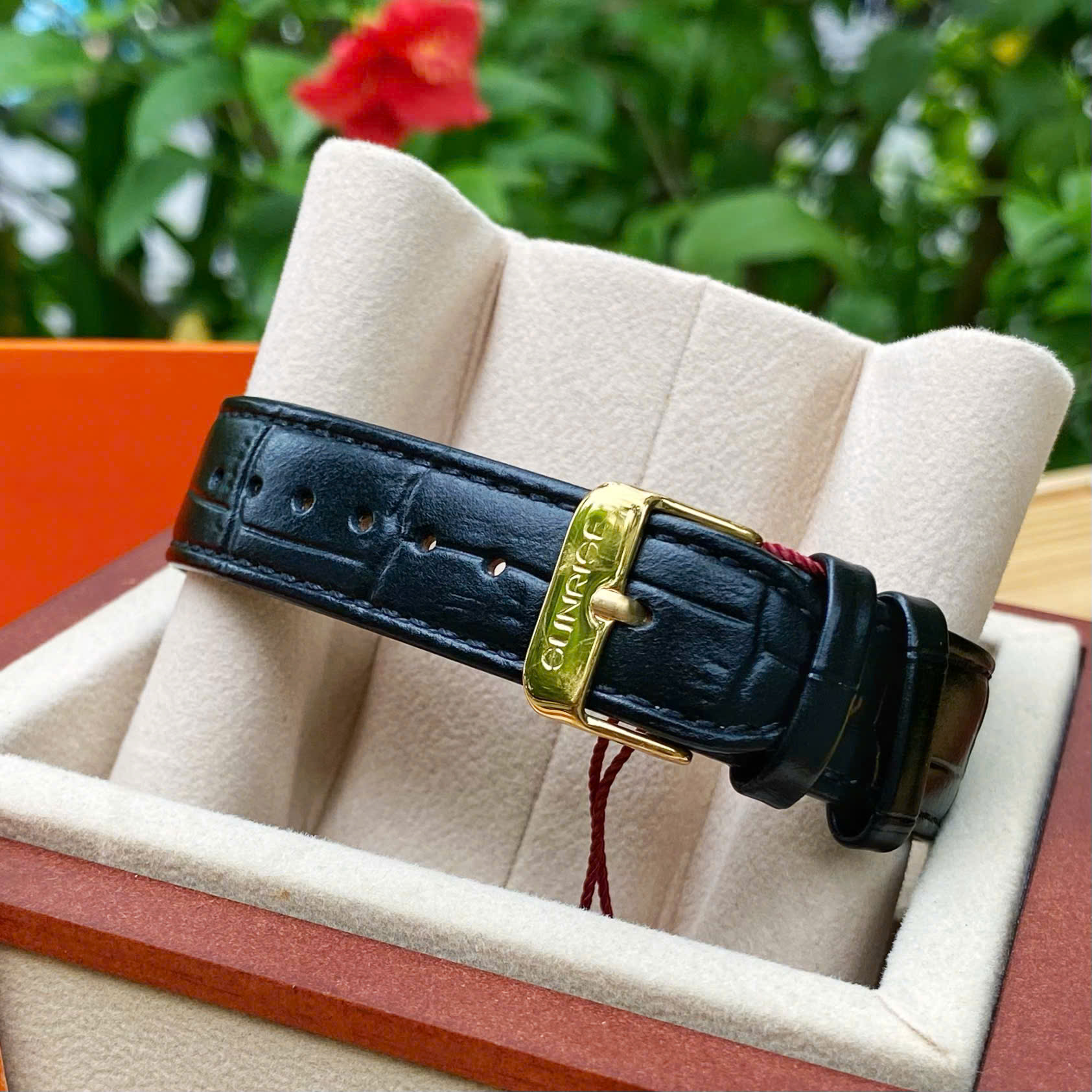 ĐỒNG HỒ ĐÔI SUNRISE DÂY DA 1257PA và 2257PA CHÍNH HÃNG