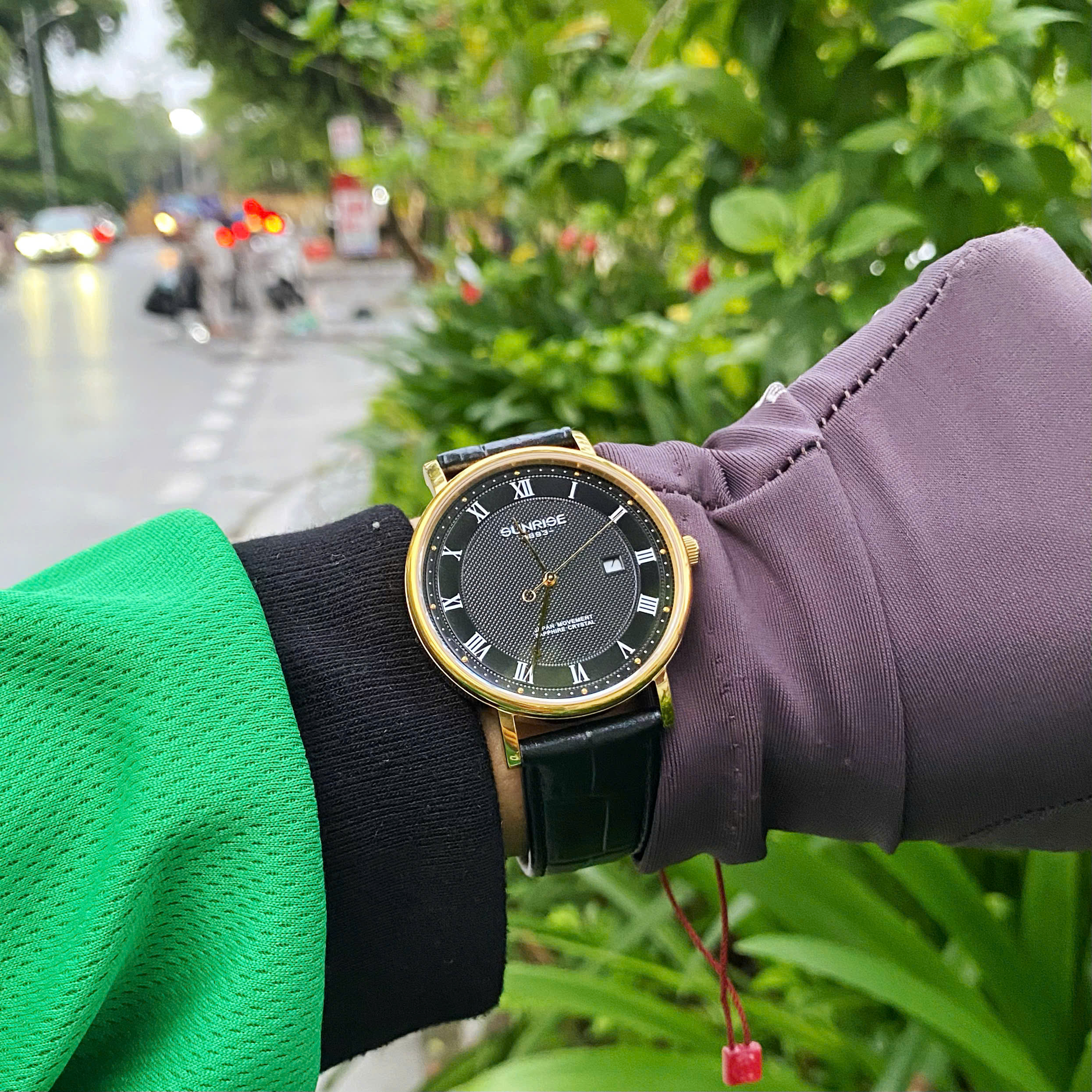 ĐỒNG HỒ ĐÔI SUNRISE DÂY DA 1257PA và 2257PA CHÍNH HÃNG