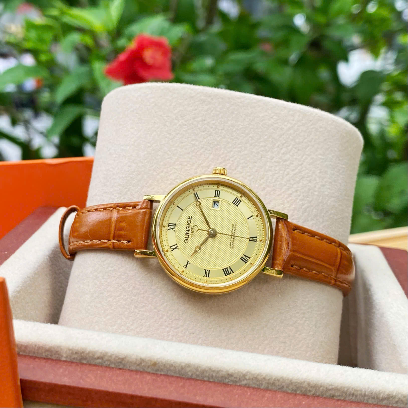 ĐỒNG HỒ ĐÔI SUNRISE DÂY DA 1257PA và 2257PA CHÍNH HÃNG