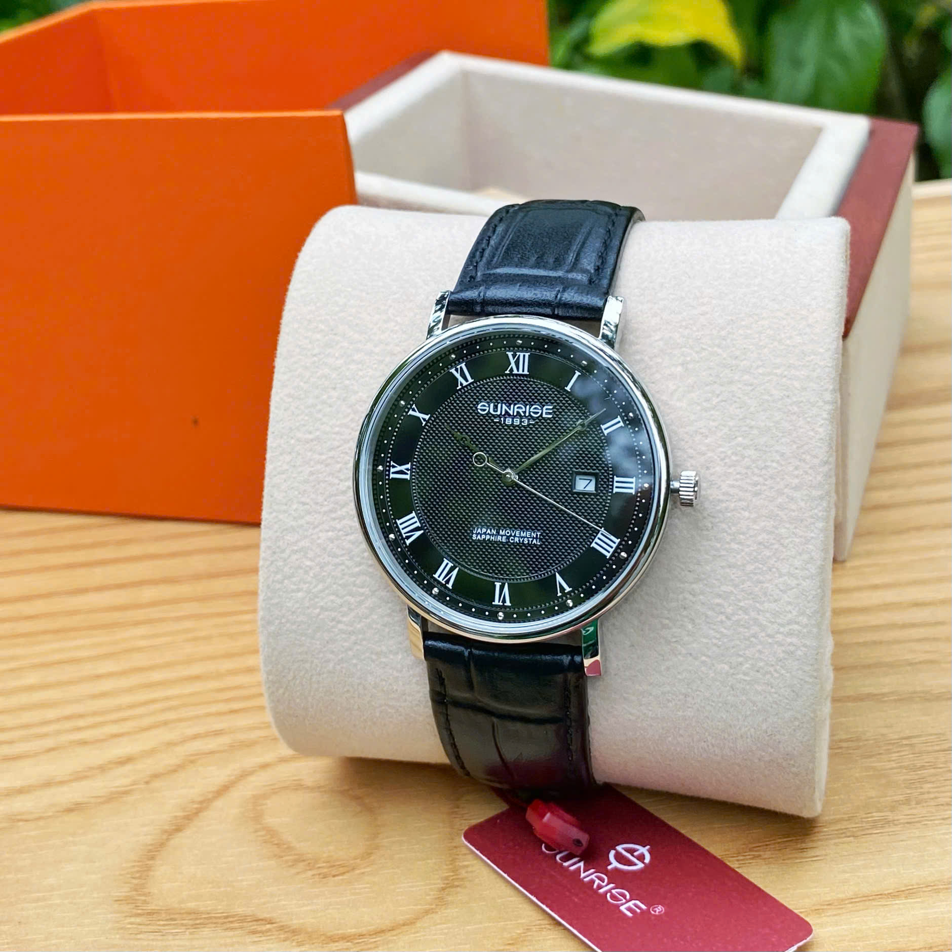 ĐỒNG HỒ ĐÔI SUNRISE DÂY DA 1257PA và 2257PA CHÍNH HÃNG