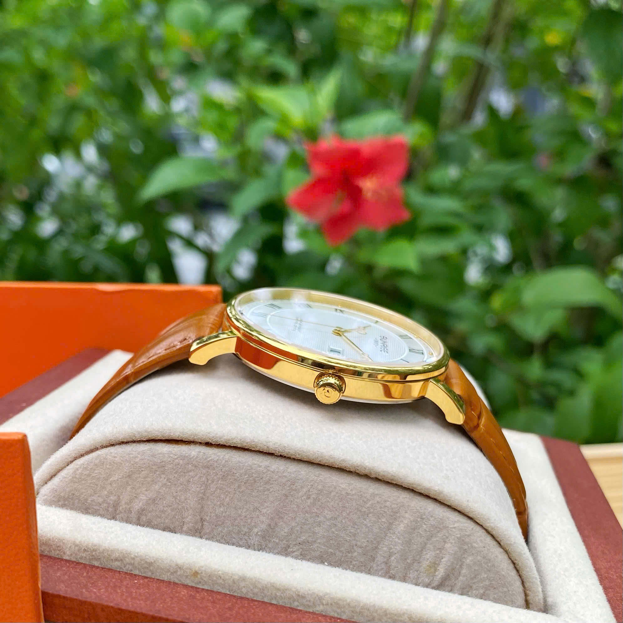 ĐỒNG HỒ ĐÔI SUNRISE DÂY DA 1257PA và 2257PA CHÍNH HÃNG