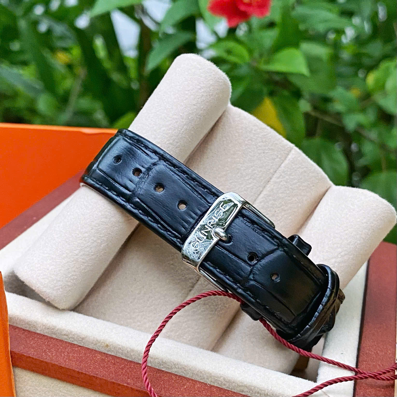 ĐỒNG HỒ ĐÔI SUNRISE DÂY DA 1257PA và 2257PA CHÍNH HÃNG