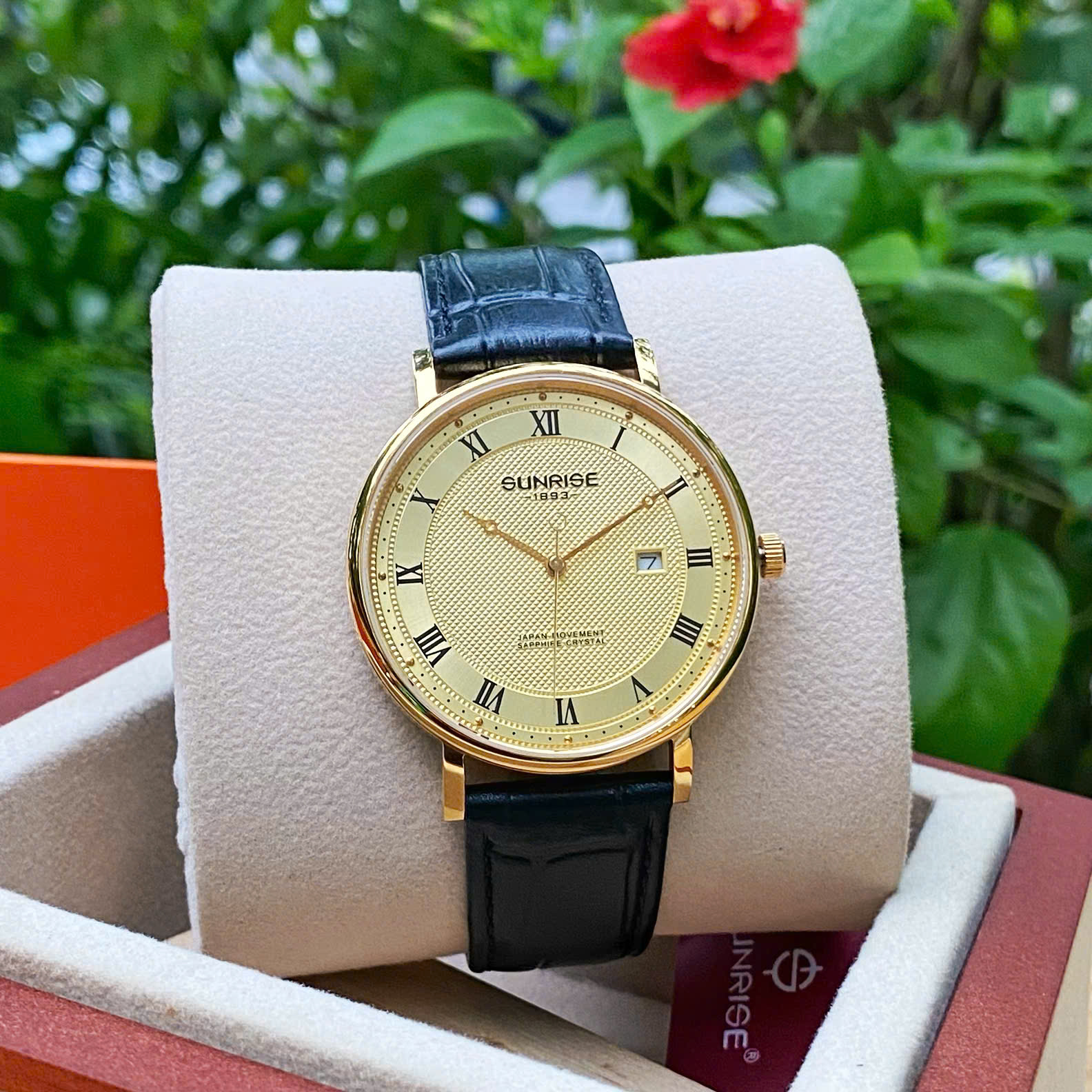 ĐỒNG HỒ NAM SUNRISE DÂY DA 1257PA CHÍNH HÃNG