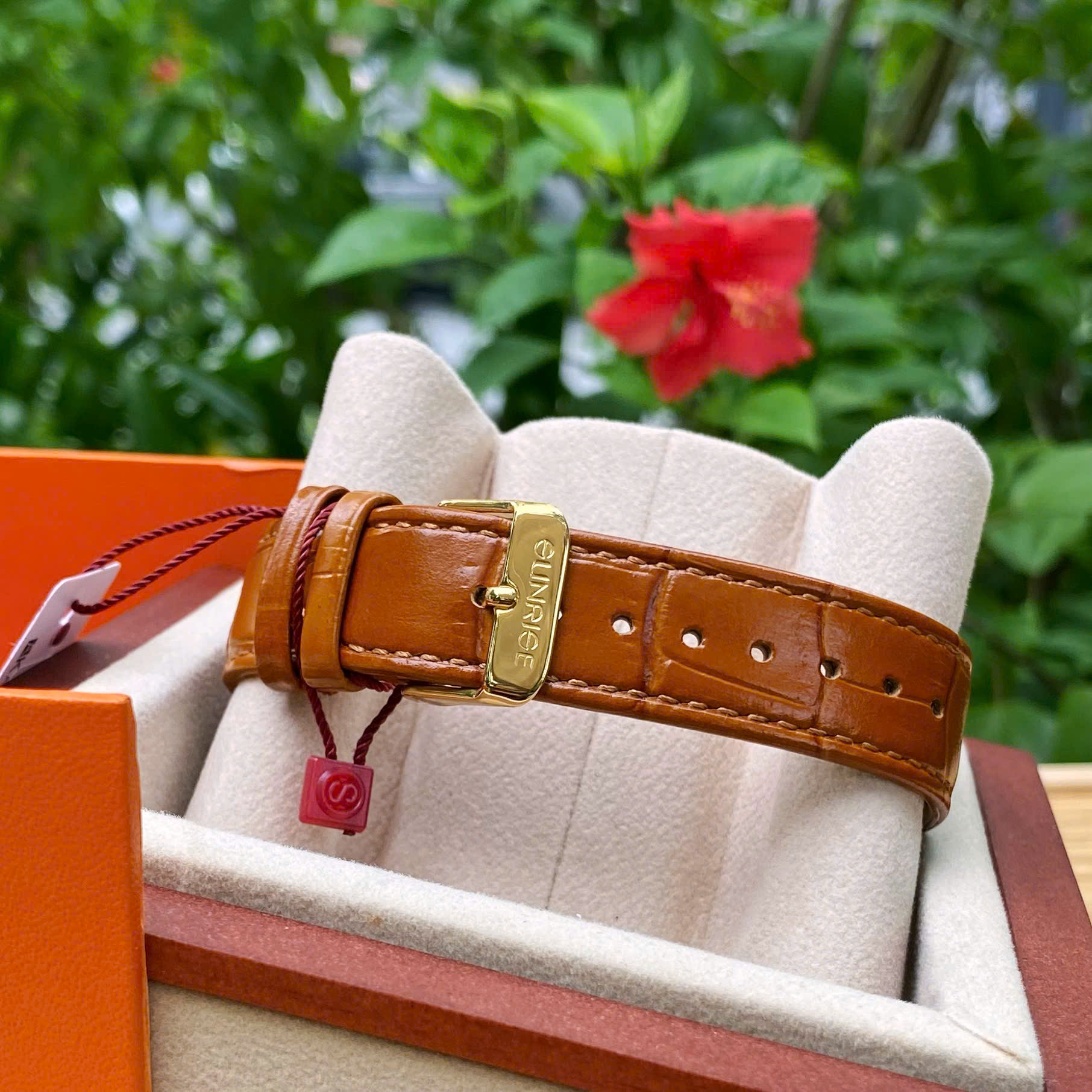 ĐỒNG HỒ ĐÔI SUNRISE DÂY DA 1257PA và 2257PA CHÍNH HÃNG