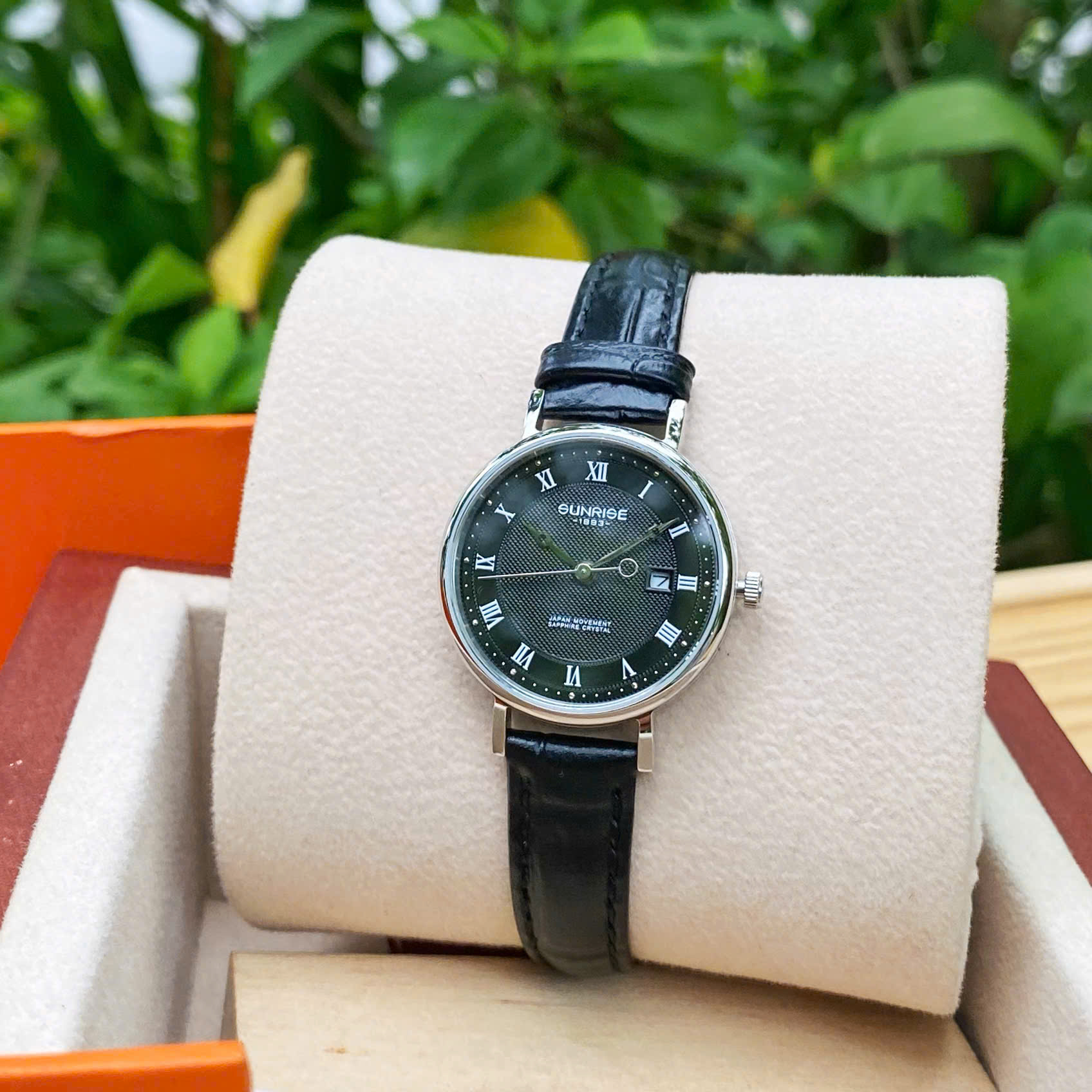 ĐỒNG HỒ ĐÔI SUNRISE DÂY DA 1257PA và 2257PA CHÍNH HÃNG