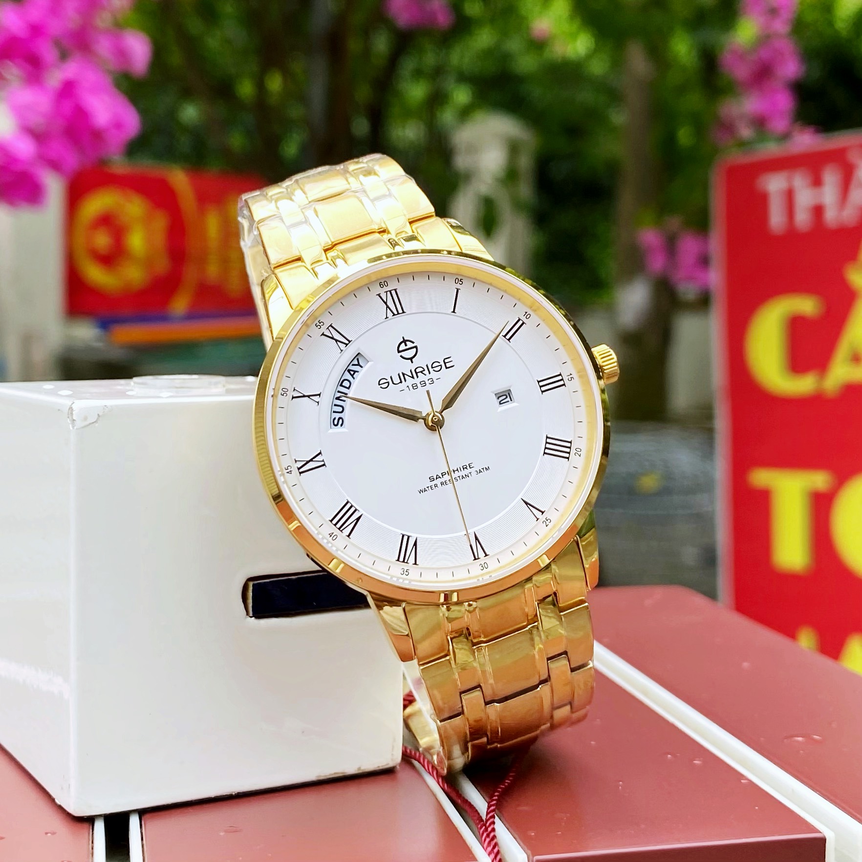 SUNRISE 1200SA ĐỒNG HỒ NAM CHÍNH HÃNG