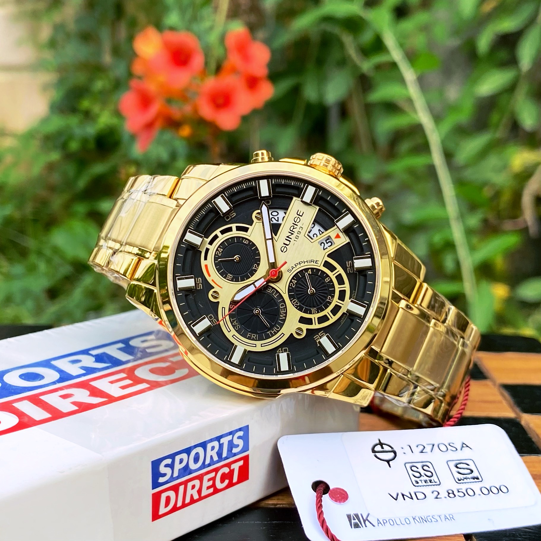 ĐỒNG HỒ NAM SUNRISE 6 KIM 1270SA CHÍNH HÃNG