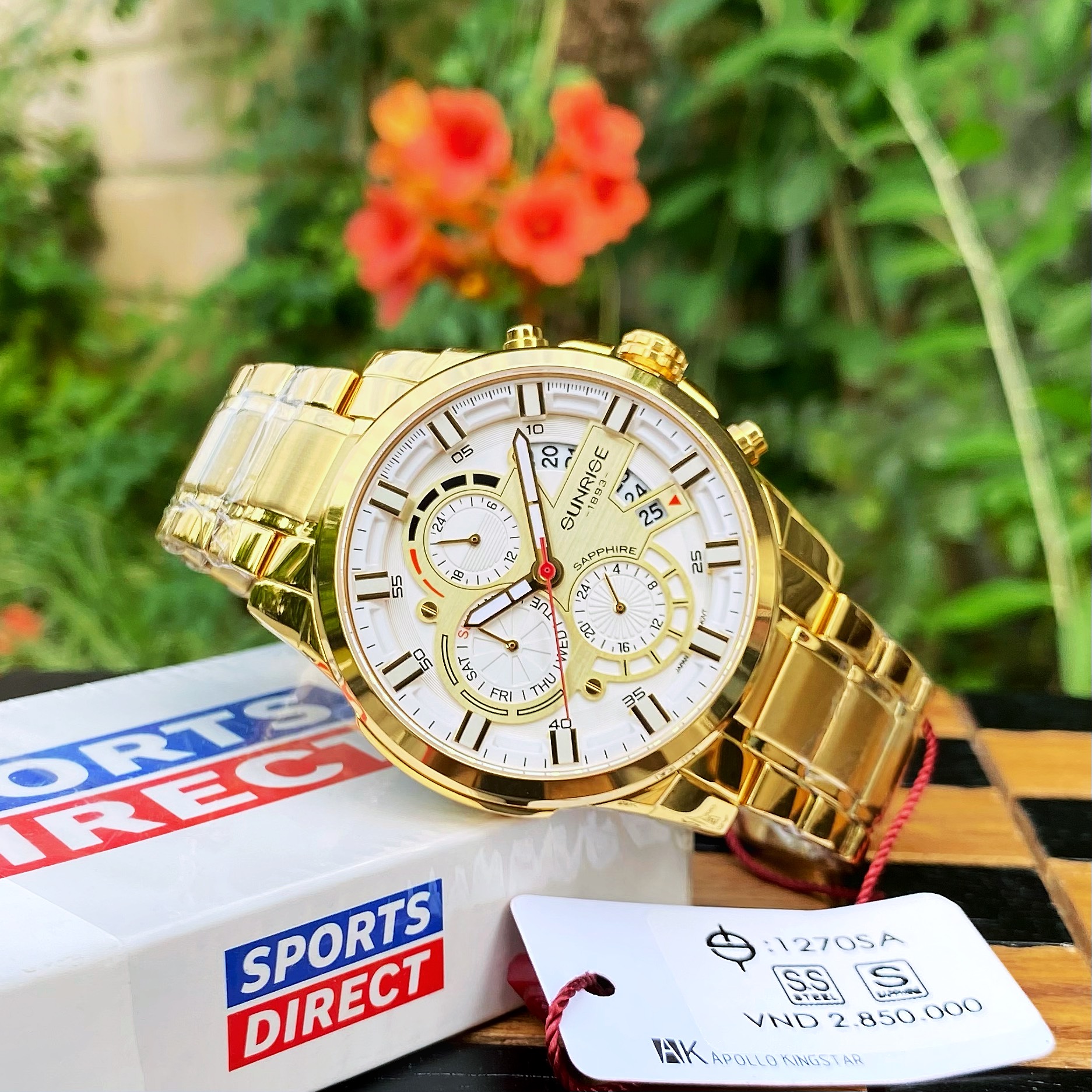 ĐỒNG HỒ NAM SUNRISE 6 KIM 1270SA CHÍNH HÃNG