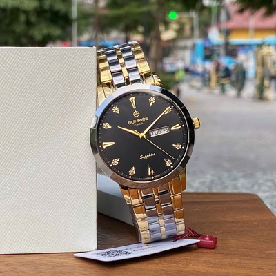 Sunrise 1351SA: Đẳng Cấp Đồng Hồ Nam Niềng Đá Ceramic – Bền Bỉ & Thời Thượng