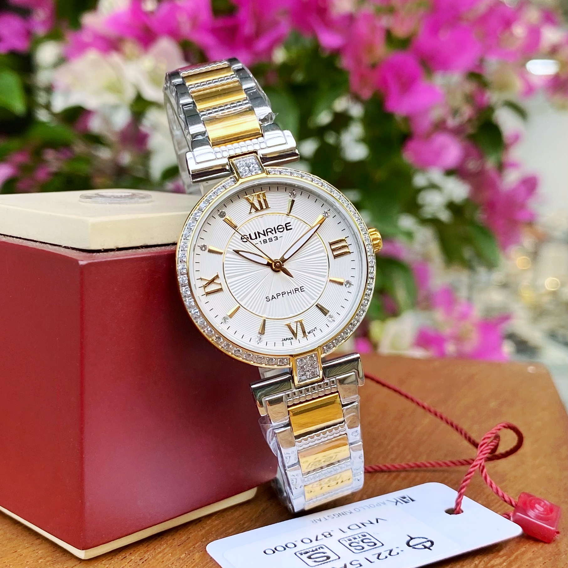 Đồng Hồ Nữ Sunrise 2215AB Chính Hãng