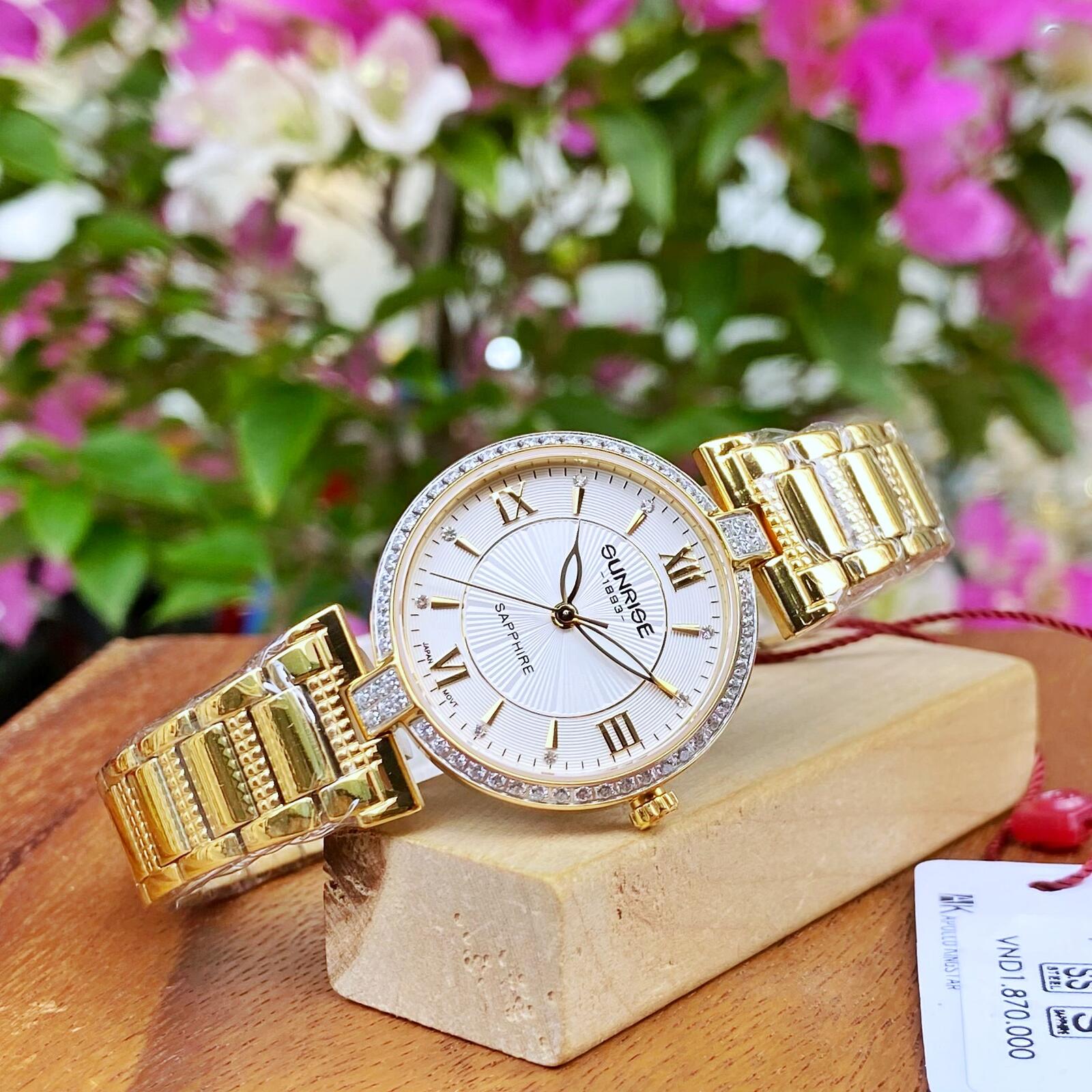 Đồng Hồ Nữ Sunrise 2215AB Chính Hãng